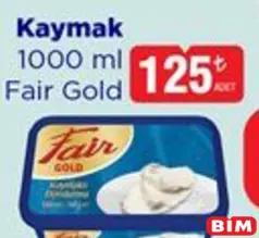 FAİR GOLD KAYMAK DONDURMA 1000 ML